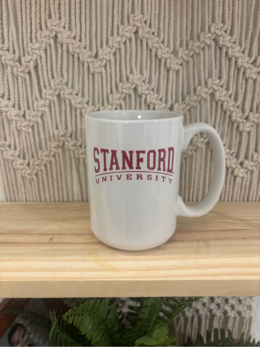 Stanford University White Ceramic Mug